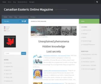 Canadianesoteric.com(Canadian Esoteric) Screenshot