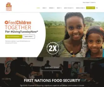 Canadianfeedthechildren.ca(Canadian Feed The Children (CFTC)) Screenshot