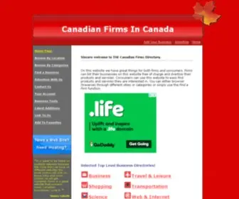 Canadianfirms.ca(Digital Marketing Experts Canada) Screenshot