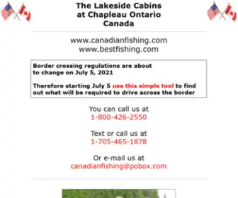 Canadianfishing.com(Canadian Fishing) Screenshot