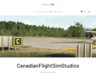 Canadianflightsimstudios.ca(Home) Screenshot