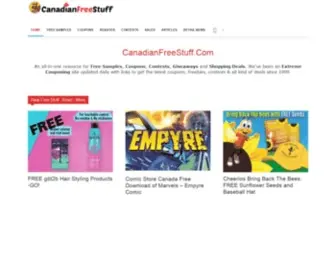 Canadianfreestuff.com(Canadian Freebies) Screenshot
