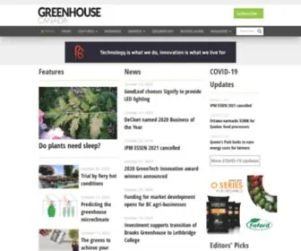 Canadiangardencentre.ca(Greenhouse Canada) Screenshot