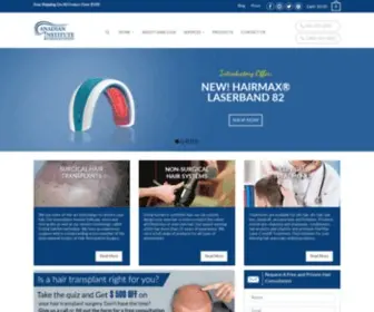 Canadianhair.ca(The Canadian Hair Transplant Clinic) Screenshot