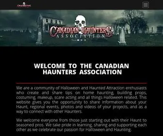 Canadianhauntersassociation.com(Canadian Haunters Association) Screenshot