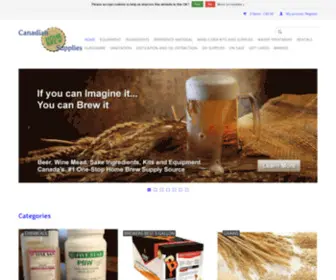 Canadianhomebrew.ca(Canadian Homebrew Supplies Inc) Screenshot