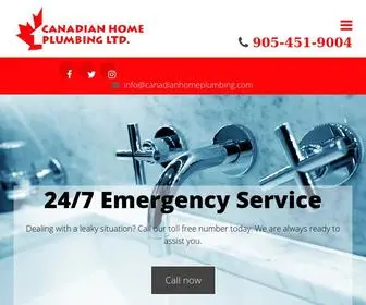 Canadianhomeplumbing.com(Canadian Home Plumbing Ltd) Screenshot
