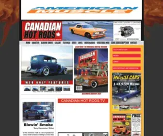 Canadianhotrods.com(Magazine on Hot Rods) Screenshot