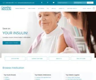 Canadianinsulin.com(Buy Canadian Insulin Online) Screenshot
