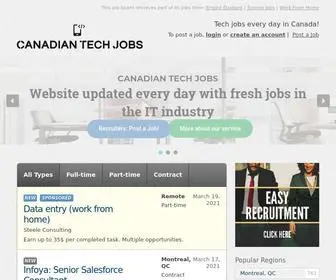 Canadianjobs.tech(The Canadian IT market) Screenshot