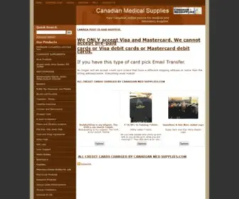 Canadianmedsupplies.com(Canadian Medical Supplies) Screenshot