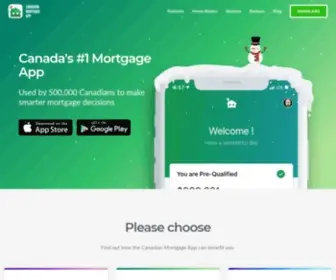 Canadianmortgageapp.com(The #1 Mortgage App in Canada) Screenshot