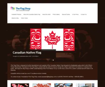 Canadiannativeflag.ca(Canadian Native Flag) Screenshot