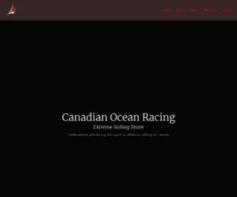 Canadianoceanracing.com(Canadian Ocean Racing) Screenshot