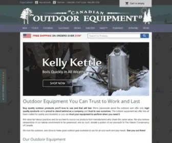 Canadianoutdoorequipment.com(The Canadian Outdoor Equipment Co) Screenshot