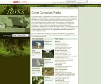 Canadianparks.com(Great Canadian Parks) Screenshot