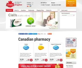 Canadianpharmacyonlinestore.com(Canadian Pharmacy Shipping Usa Cialis) Screenshot