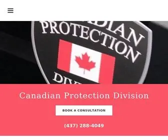 Canadianprotectiondivision.ca(Canadian Protection Divison) Screenshot