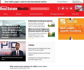 Canadianrealestatemagazine.ca(Canadian Real Estate Wealth) Screenshot