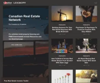 Canadianrealestatenetwork.com(Canadian Real Estate Network) Screenshot