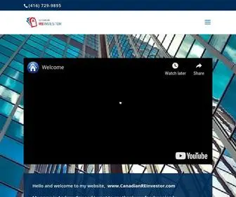 Canadianreinvestor.com(Canadian Real Estate Investor) Screenshot