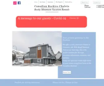 Canadianrockieschalets.com(Canadian Rockies Chalets) Screenshot