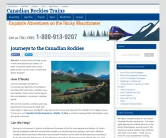 Canadianrockiestrains.com(Canadian Rockies Trains) Screenshot