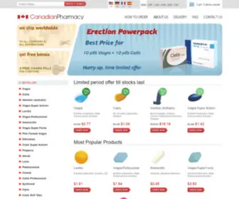 Canadianrxmedsonline.com(Canadian Online Pharmacy) Screenshot