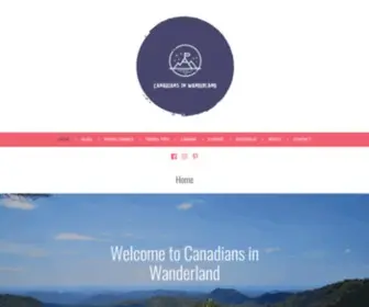 Canadiansinwanderland.com(Canadians in Wanderland) Screenshot