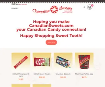 Canadiansweets.com(Canadian) Screenshot