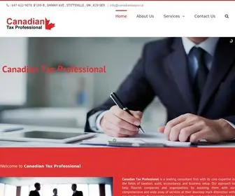 Canadiantaxpro.ca(Canadian Tax Professional) Screenshot