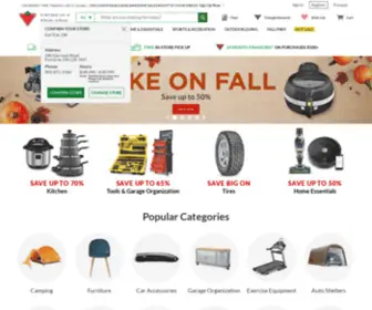 Canadiantire.com(Shop Canada’s Top Department Store Online & at 500) Screenshot