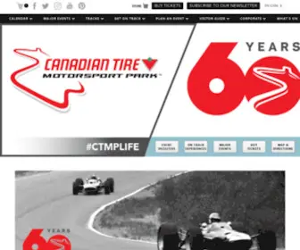 Canadiantiremotorsportpark.com(Canadian Tire Motorsport Park (CTMP)) Screenshot