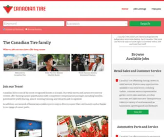 CanadiantireStores.ca(Canadian Tire Stores Career Site) Screenshot