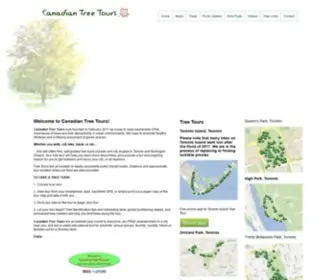 Canadiantreetours.org(Canadian Tree Tours) Screenshot