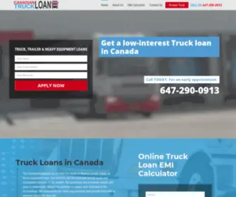 Canadiantruckloan.ca(Get a Truck Loan In Canada) Screenshot