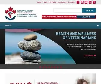 Canadianveterinarians.net(CVMA) Screenshot