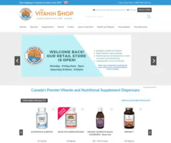Canadianvitaminshop.com(The Vitamin Shop) Screenshot