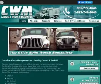 Canadianwastemanagement1.ca(Canadian Waste Management Inc) Screenshot