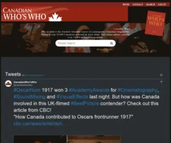 Canadianwhoswho.ca(Canadianwhoswho) Screenshot