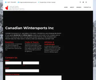 Canadianwintersports.com(Canadian WinterSports) Screenshot