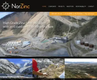 Canadianzinc.com(Canadian Zinc Corporation) Screenshot