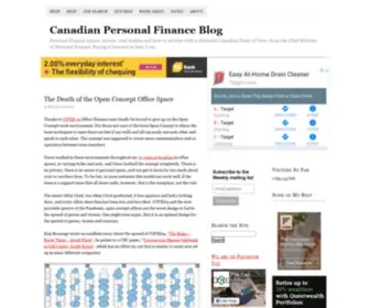Canajunfinances.com(Personal Finance essays) Screenshot