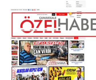 Canakkaleozelhaber.com(Çanakkale Özel Haber) Screenshot