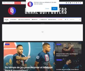 Canal-Supporters.com(Les infos sur le PSG en non stop) Screenshot