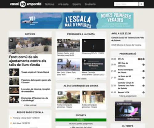 Canal10.cat(Canal) Screenshot