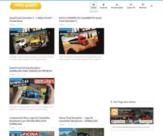 Canalareagamer.com(Seu Site de Jogos) Screenshot
