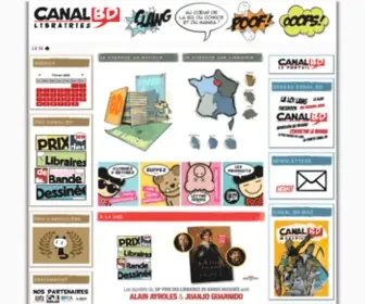 Canalbd.net(Groupement de libraires de bandes dessinées) Screenshot