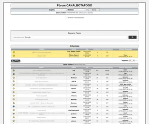 Canalbotafogo.com.br(Canal Botafogo) Screenshot