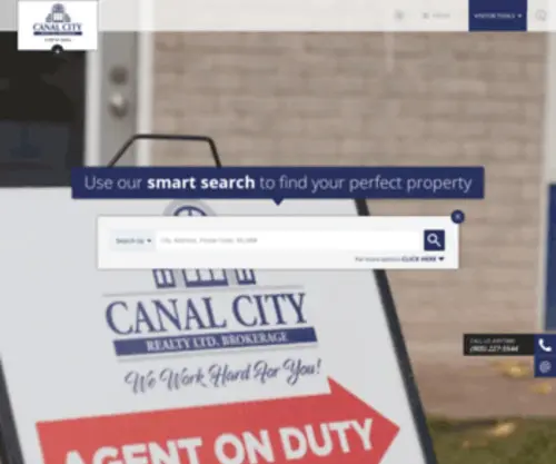 Canalcityrealty.com(Real Estate THOROLD. Information about Real Estate properties to buy or sell in THOROLD.REALTOR) Screenshot